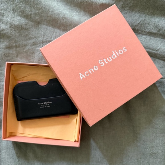 Acne Studios Black Card Holder - Picture 1 of 5